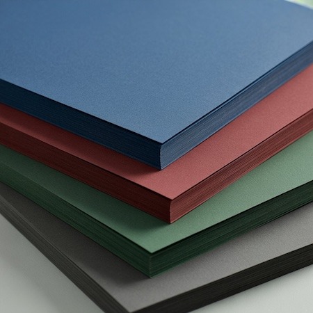 Farbig bedrucktes Papier